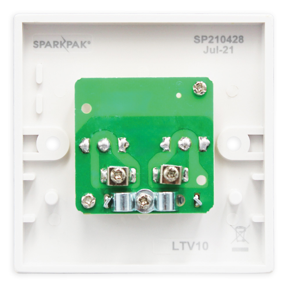 2G Coax Outlet Plate
